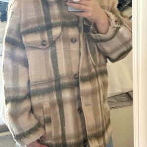 American Eagle Shacket coat size large $20